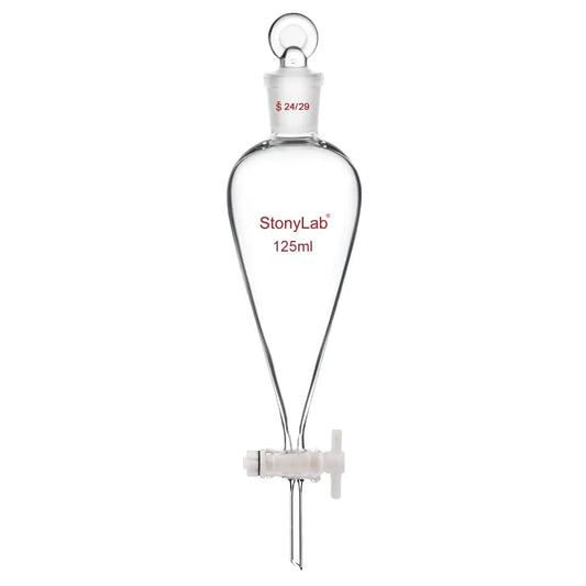 Separatory Funnel with PTFE Stopcock, 60-2000 ml Funnels - Separatory