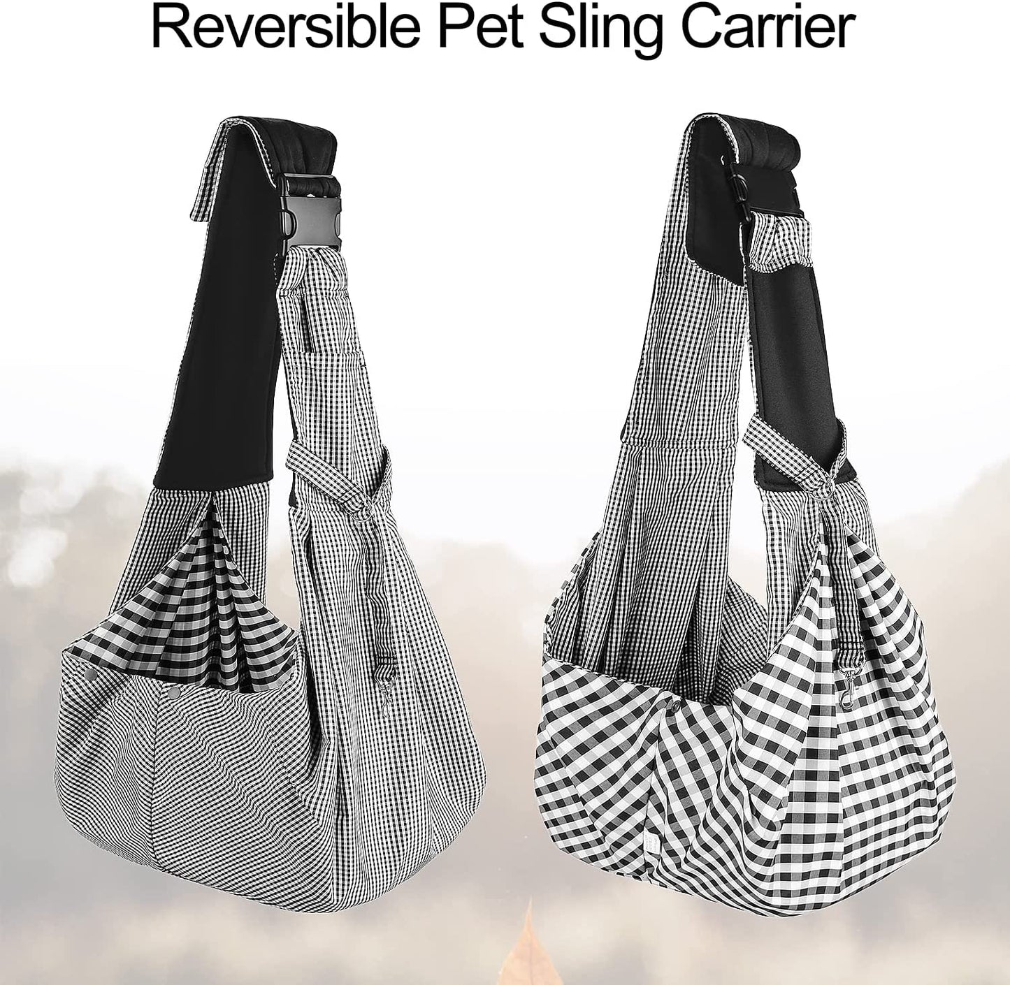 Reversible Dog Cat Sling Carrier