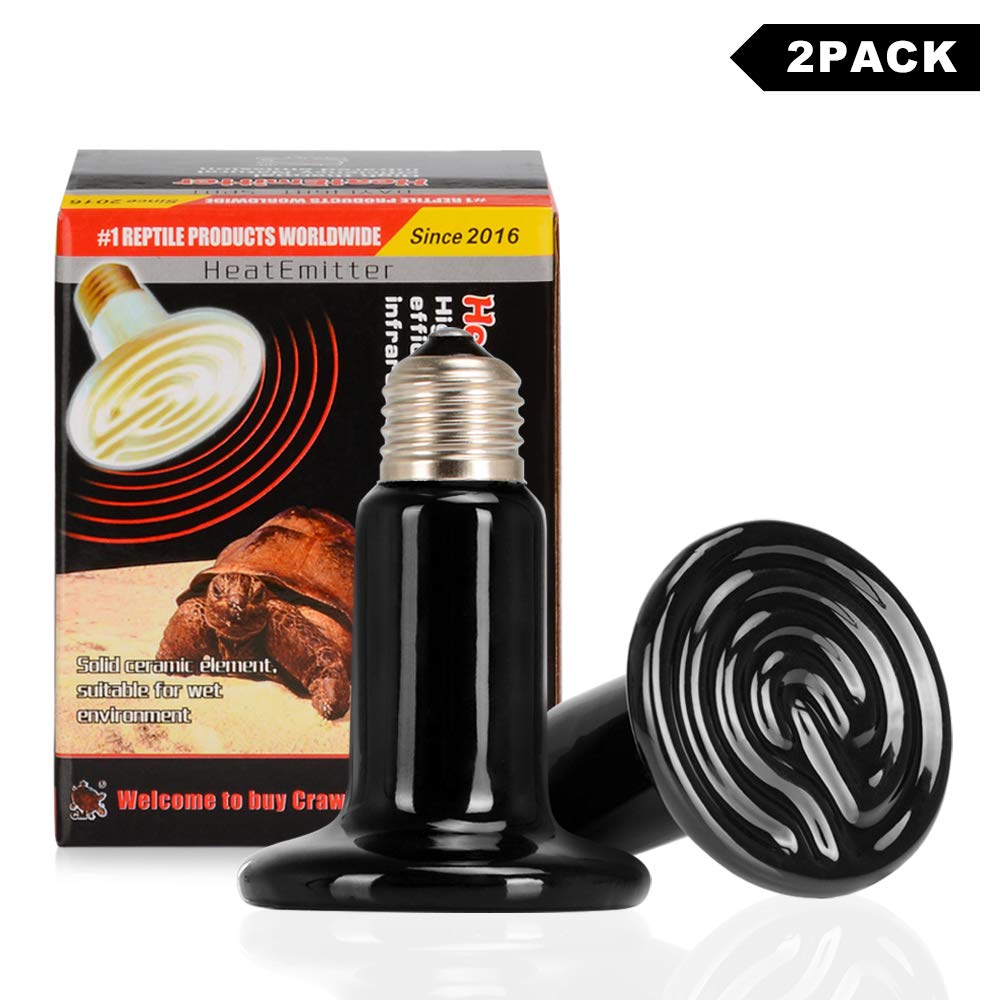 100W 2-Pack Infrared Ceramic Heat Lamp