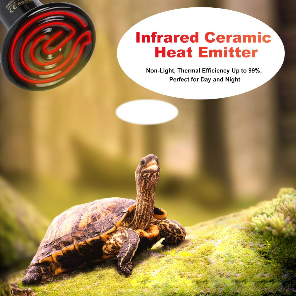 100W 2-Pack Infrared Ceramic Heat Lamp